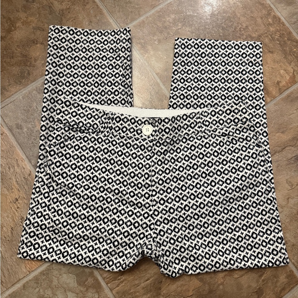 Counterparts Black and White Printed Women's Pants - Picture 2 of 5